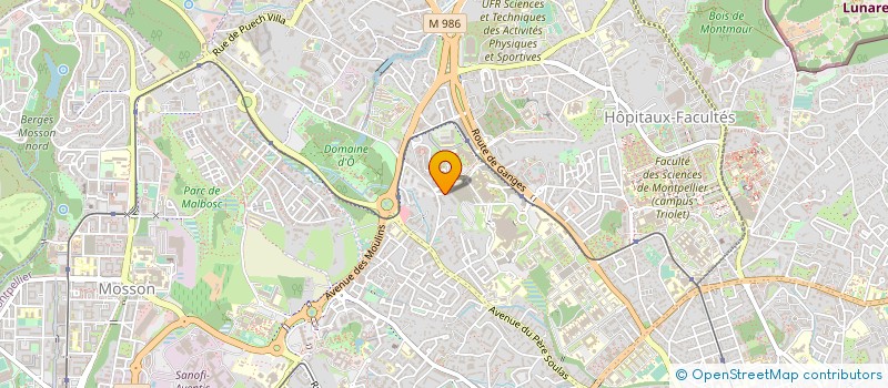 localisation de l'entreprise MADAME HELENE ROUAYS à MONTPELLIER