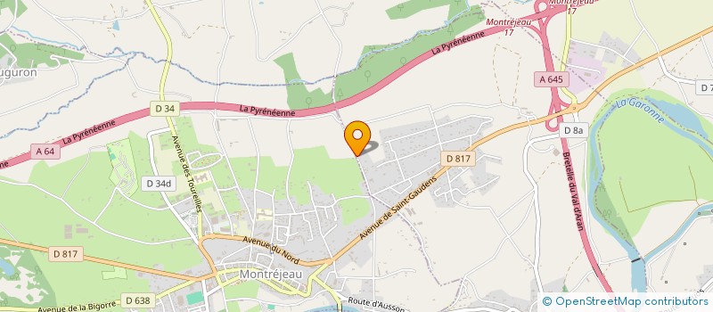 localisation de l'entreprise MADAME HELENE ROUBY  AUSSON