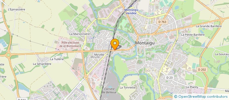 localisation de l'entreprise MADAME HELENE ROUILLON à MONTAIGU-VENDEE