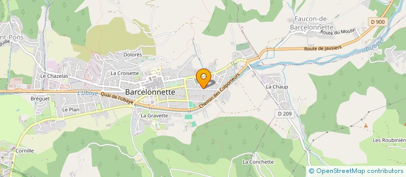 localisation de l'entreprise MADAME HELENE ROUIT à BARCELONNETTE