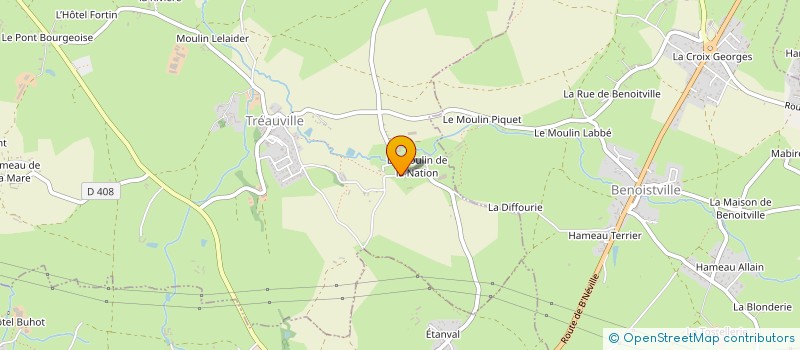 localisation de l'entreprise MADAME HELENE ROULLAND  HEAUVILLE