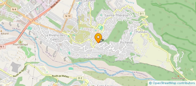 localisation de l'entreprise MADAME HELENE ROULOT à LA POSSESSION