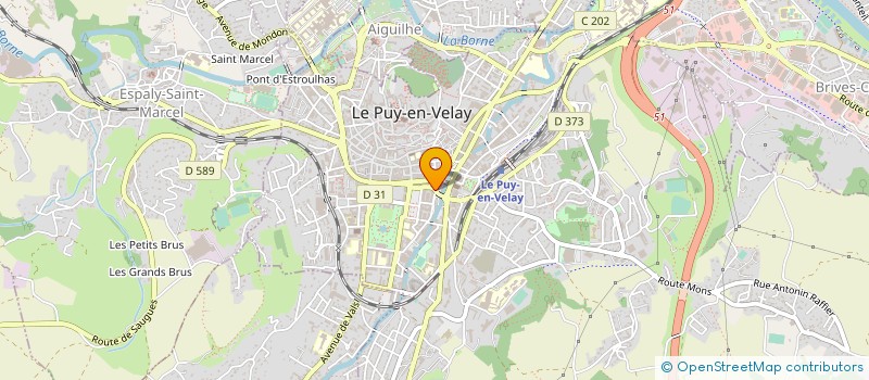 localisation de l'entreprise MADAME HELENE ROUPON  LE PUY-EN-VELAY