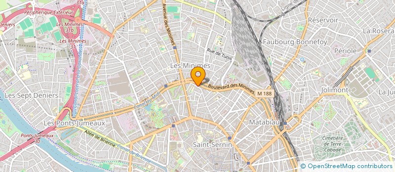 localisation de l'entreprise MADAME HELENE ROUQUET à TOULOUSE