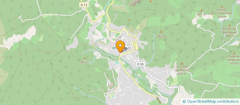 localisation de l'entreprise MADAME HELENE ROUX  COTIGNAC