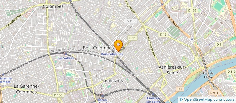 localisation de l'entreprise MADAME HELENE ROUXEL à BOIS-COLOMBES