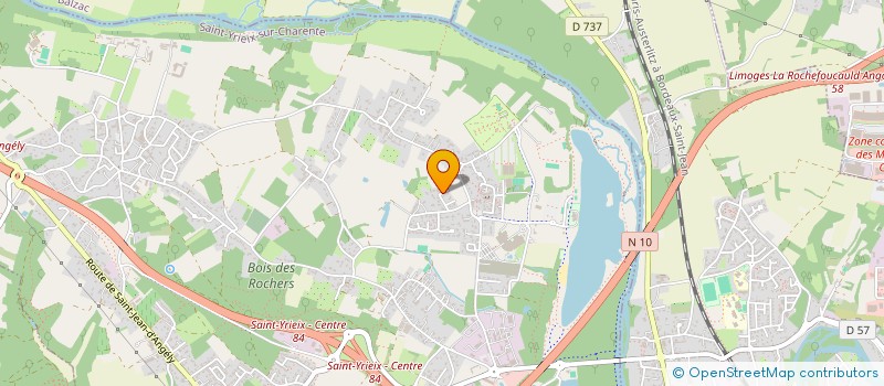 localisation de l'entreprise MADAME HELENE ROY  SAINT-YRIEIX-SUR-CHARENTE