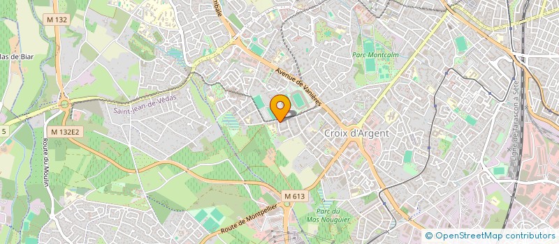 localisation de l'entreprise MADAME HELENE ROZIERES à MONTPELLIER