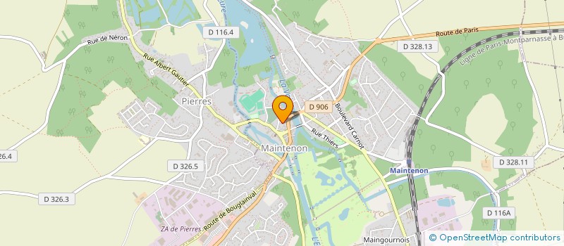 localisation de l'entreprise MADAME HELENE RUELLO à MAINTENON