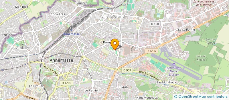 localisation de l'entreprise MADAME HELENE RULLON  ANNEMASSE