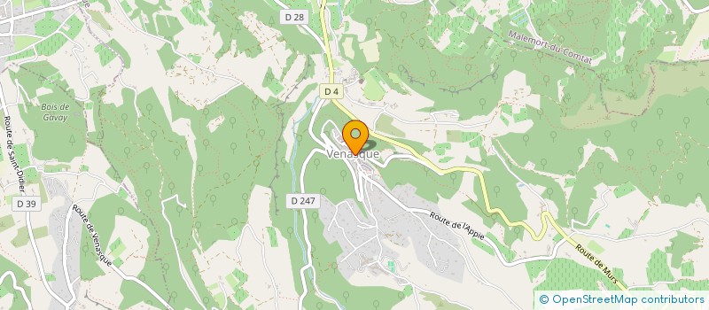 localisation de l'entreprise MADAME HELENE SAGNARD  VENASQUE