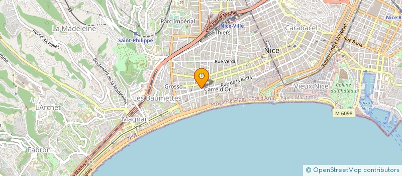 localisation de l'entreprise MADAME HELENE SAINT LO à NICE