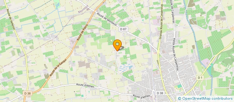 localisation de l'entreprise MADAME HELENE SAINT PAUL  PERNES-LES-FONTAINES