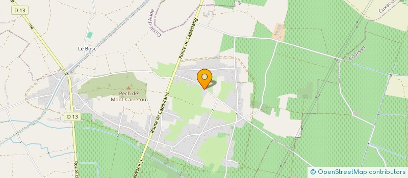 localisation de l'entreprise MADAME HELENE SALA  CUXAC-D'AUDE