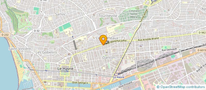 localisation de l'entreprise MADAME HELENE SAMSON  LE HAVRE