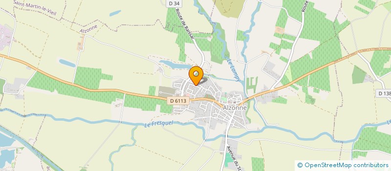 localisation de l'entreprise MADAME HELENE SANCHEZ  ALZONNE