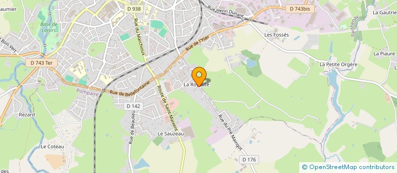 localisation de l'entreprise MADAME HELENE SAPIN  PARTHENAY