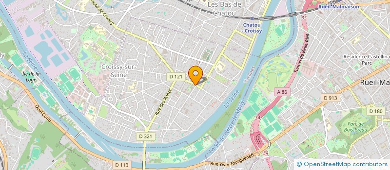 localisation de l'entreprise MADAME HELENE SARTHOUT à CROISSY-SUR-SEINE