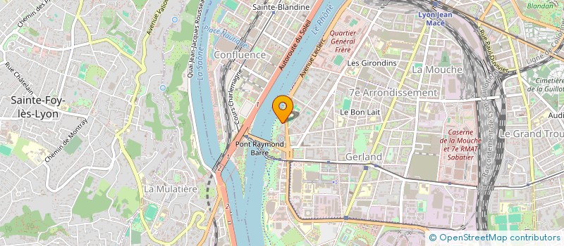 localisation de l'entreprise MADAME HELENE SAUMET  LYON