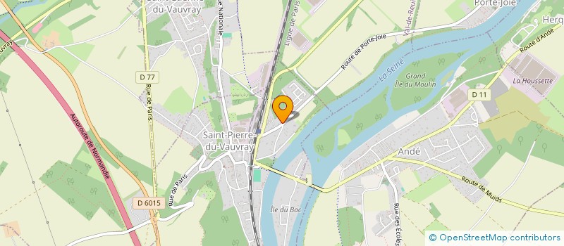 localisation de l'entreprise MADAME HELENE SAUVAL  SAINT-PIERRE-DU-VAUVRAY