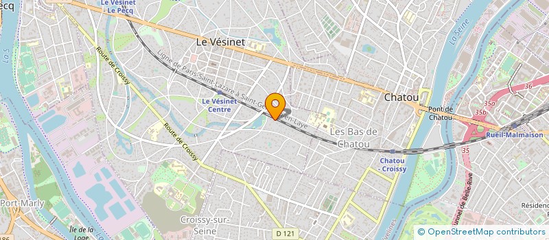 localisation de l'entreprise MADAME HELENE SAVALL  LE VESINET