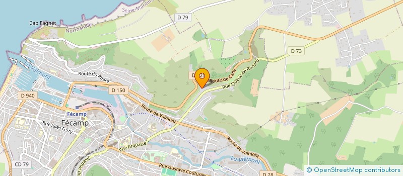localisation de l'entreprise MADAME HELENE SAVARY  FECAMP