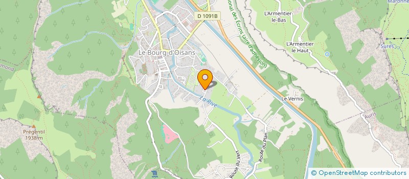 localisation de l'entreprise MADAME HELENE SAVIOZ-FOUILLET  LE BOURG-D'OISANS