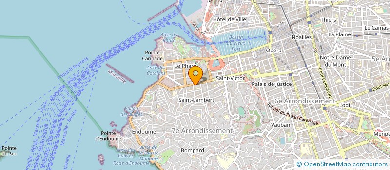 localisation de l'entreprise MADAME HELENE SAVY à MARSEILLE