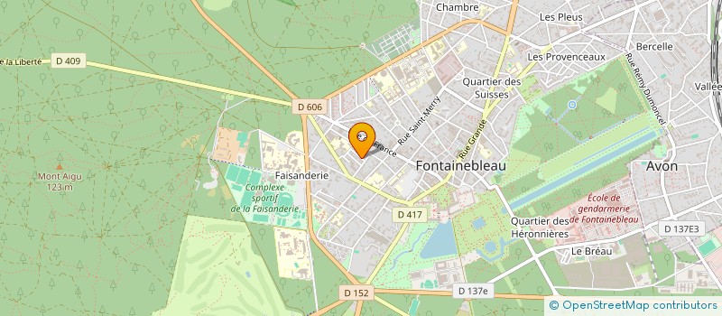 localisation de l'entreprise MADAME HELENE SCHETTING à FONTAINEBLEAU