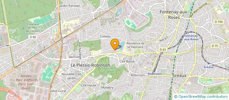 localisation de l'entreprise MADAME HELENE SCHILD  LE PLESSIS-ROBINSON