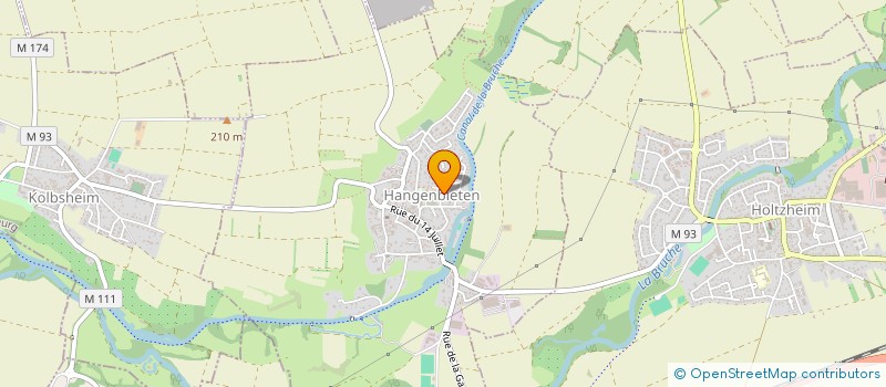 localisation de l'entreprise MADAME HELENE SCHUMACHER  HANGENBIETEN