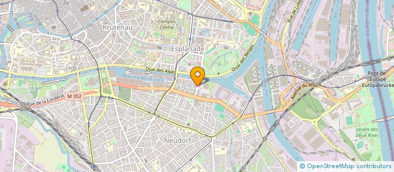 localisation de l'entreprise MADAME HELENE SCHWARTZ  STRASBOURG