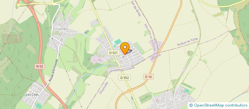 localisation de l'entreprise MADAME HELENE SCHWINDLING  CRUSNES