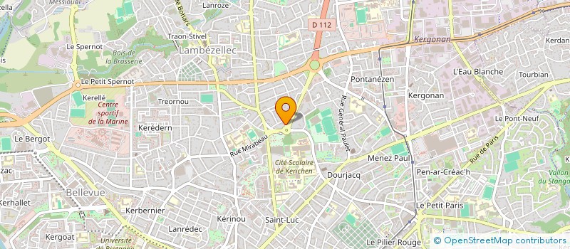 localisation de l'entreprise MADAME HELENE SCOARNEC à BREST