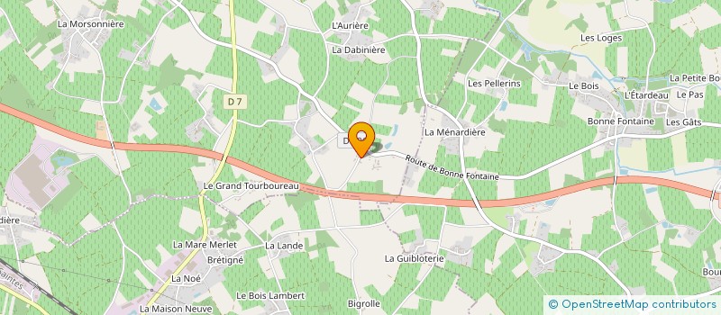 localisation de l'entreprise MADAME HELENE SECHER  LA CHAPELLE-HEULIN