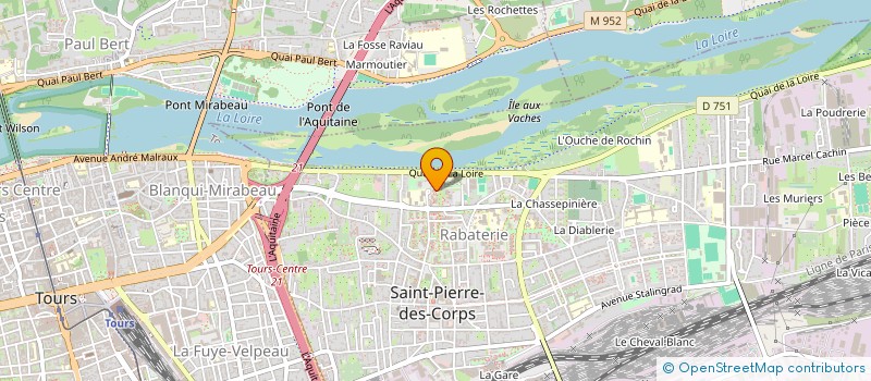 localisation de l'entreprise MADAME HELENE SENAT à SAINT-PIERRE-DES-CORPS