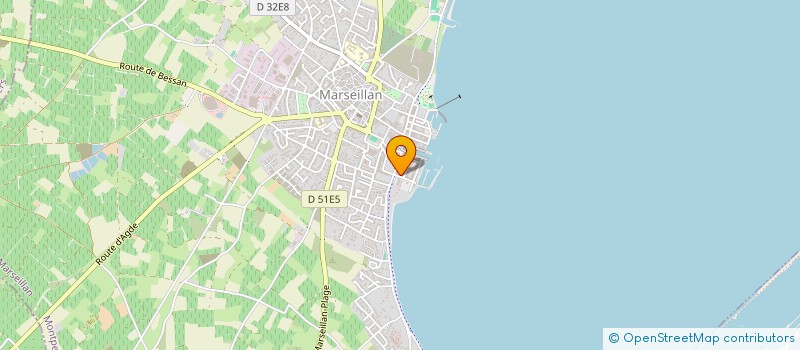 localisation de l'entreprise MADAME HELENE SENAY à MARSEILLAN