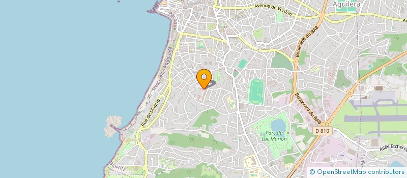 localisation de l'entreprise MADAME HELENE SERBON  BIARRITZ