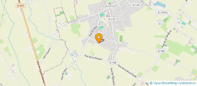 localisation de l'entreprise MADAME HELENE SERBOURDIN  LAVENTIE