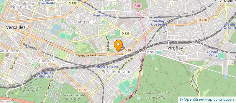 localisation de l'entreprise MADAME HELENE SERS à VERSAILLES