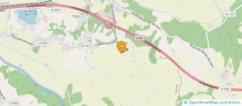 localisation de l'entreprise MADAME HELENE SICARD  SAMES