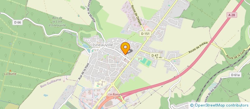 localisation de l'entreprise MADAME HELENE SICRET  ISNEAUVILLE