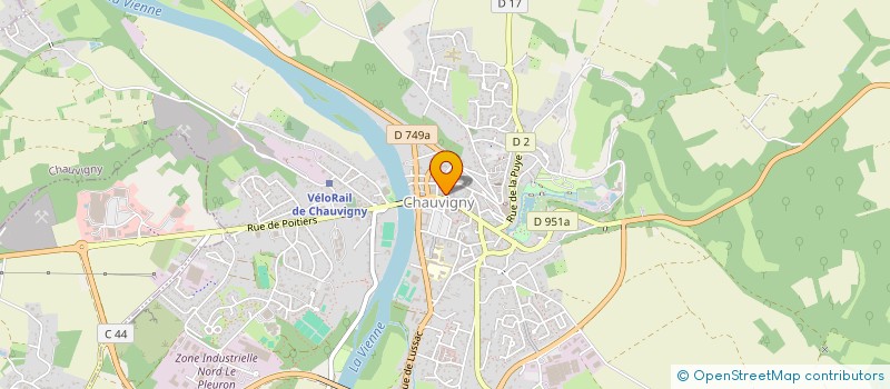 localisation de l'entreprise MADAME HELENE SIEGLER  CHAUVIGNY