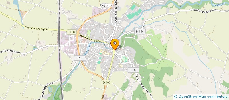 localisation de l'entreprise MADAME HELENE SIMOENS à CHABEUIL