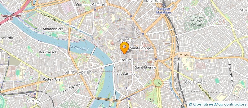 localisation de l'entreprise MADAME HELENE SIMON  TOULOUSE