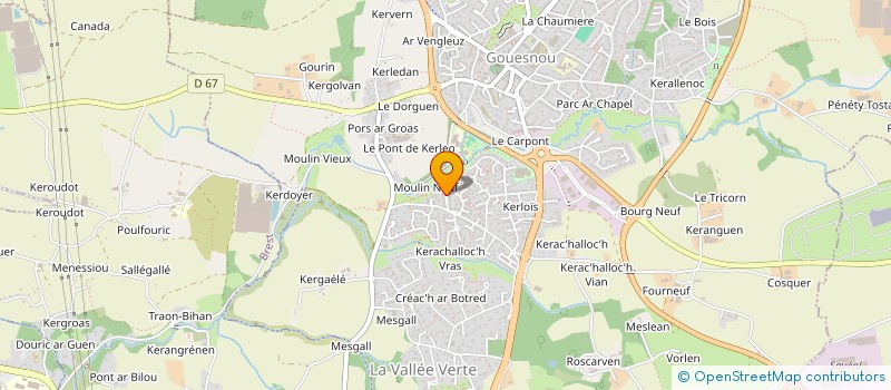 localisation de l'entreprise MADAME HELENE SIMON à GOUESNOU