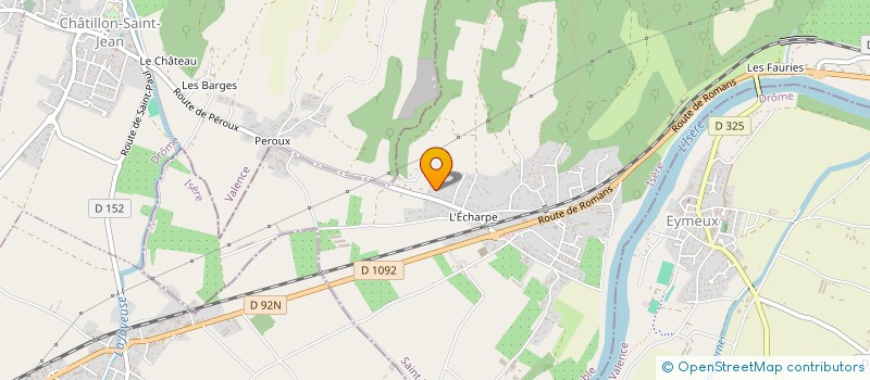 localisation de l'entreprise MADAME HELENE SIMONEAUX  SAINT-LATTIER