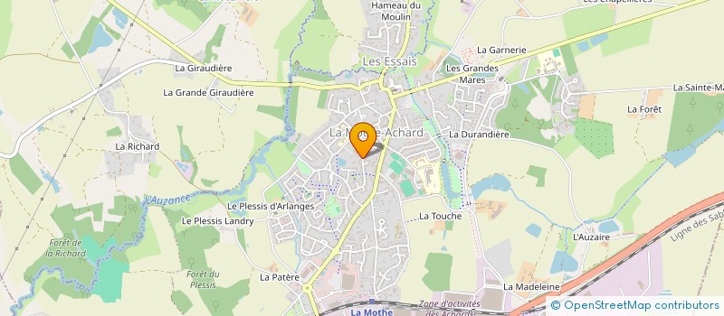 localisation de l'entreprise MADAME HELENE SIMPER  LES ACHARDS