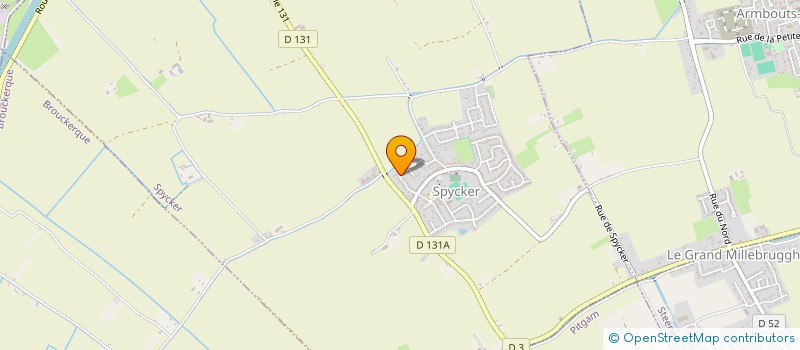 localisation de l'entreprise MADAME HELENE SINGIER  HERZEELE