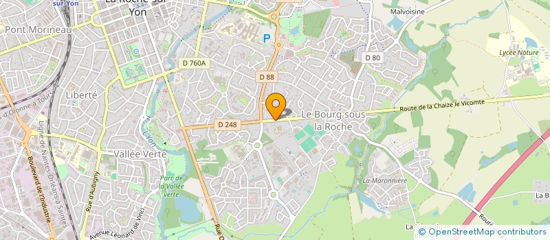 localisation de l'entreprise MADAME HELENE SIROT à LA ROCHE-SUR-YON
